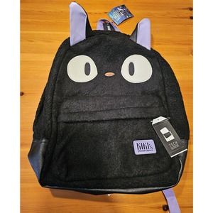 NWT Studio Ghibli Kiki's Delivery Service Jiji Sherpa School Backpack Book Bag